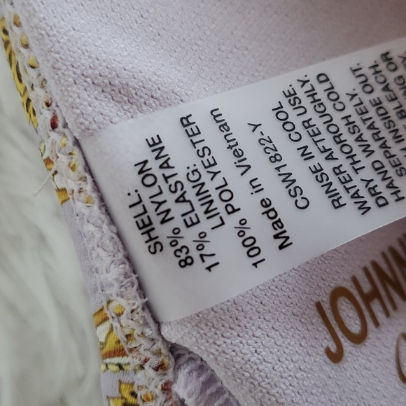 Johnny Was Raina Tassel String Bikini Triangle Top - Picture 5 of 10